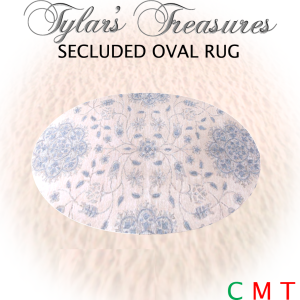 .TT.  SECLUDED OVAL RUG MP AD