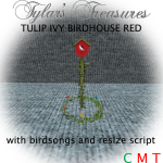 .TT. TULIP IVY BIRDHOUSE RED mp ad