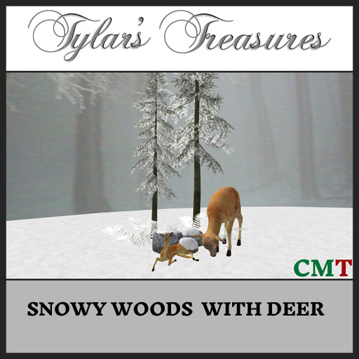 .TT. SNOWY WOODS WITH DEER mp ad 512